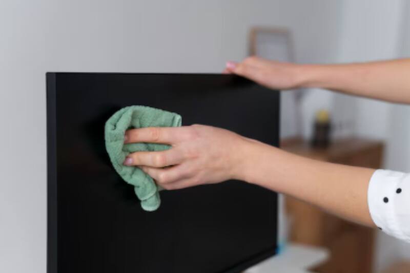 Se recomienza no aplicar esta solución directamente a las pantallas.
Créditos: Freepik.