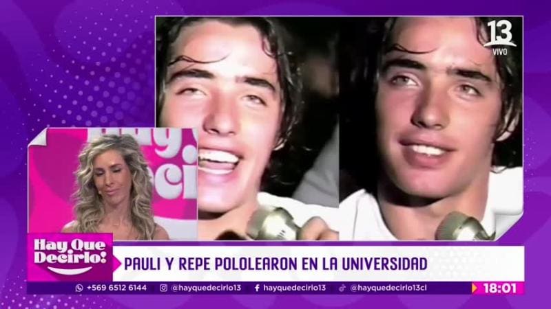 Paulina Rojas pololeó con José Luis Repenning. Crédiros: Canal 13