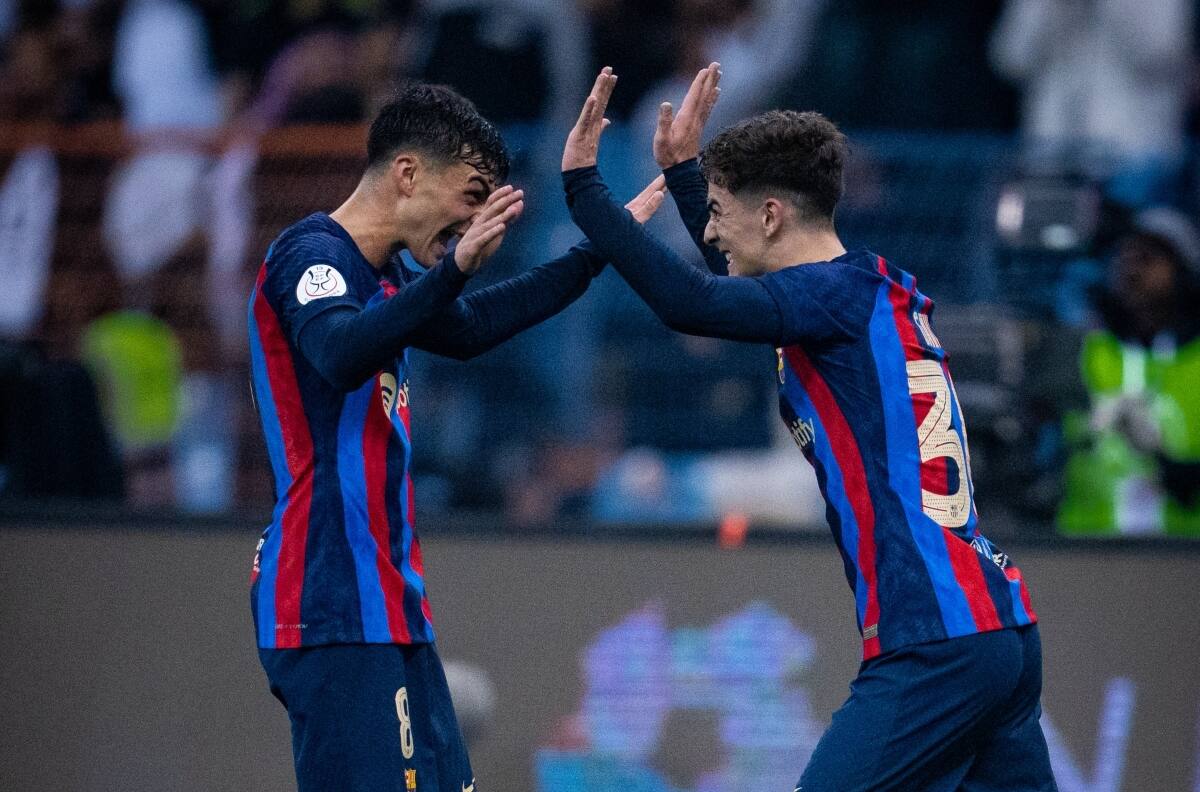 Barcelona venció de forma contundente al Real Madrid y se quedó con la Supercopa de España 2023