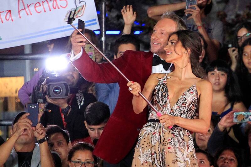 Martín Cárcamo y María Luisa Godoy en la Gala del Festival de Viña / Créditos: Aton