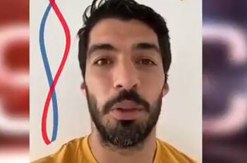 Luis Suárez le respondió al hijo de Walter Montillo: "Espero algún día conocerte"