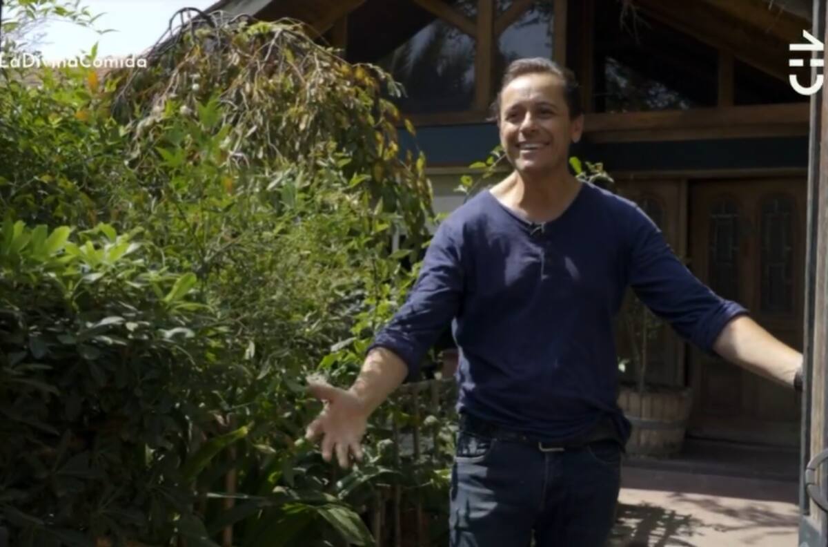 Con un jardín para meditar y espacio para cortar leña: Álvaro Morales mostró los particulares detalles de su casa