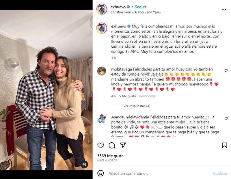 Daniela Fuenzalida ke dedica tierno mensaje de cumpleaños a su pareja