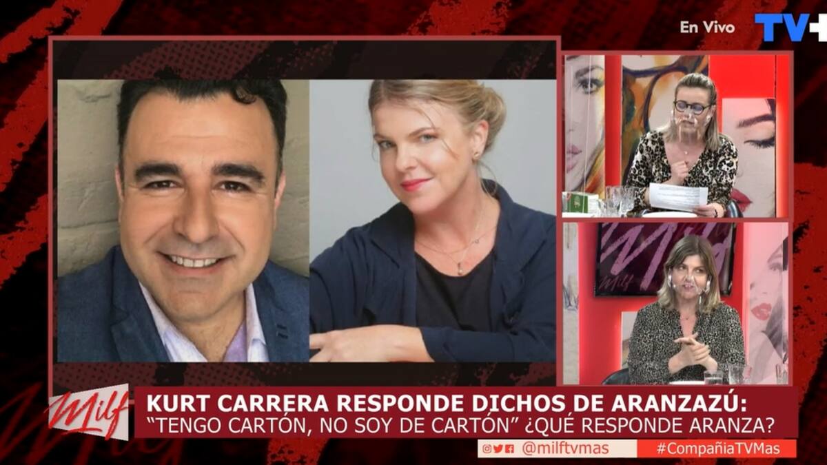 Aranzazú Yankovic aclara la polémica con Kurt Carrera por "Adrenalina": "Me llamó amorosamente, un caballero"