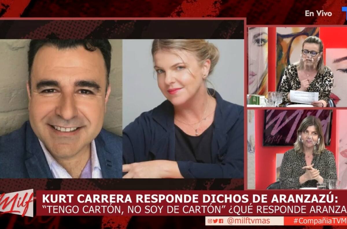 Aranzazú Yankovic aclara la polémica con Kurt Carrera por "Adrenalina": "Me llamó amorosamente, un caballero"