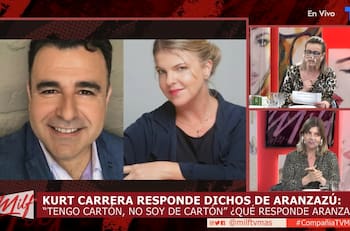 Aranzazú Yankovic aclara la polémica con Kurt Carrera por "Adrenalina": "Me llamó amorosamente, un caballero"