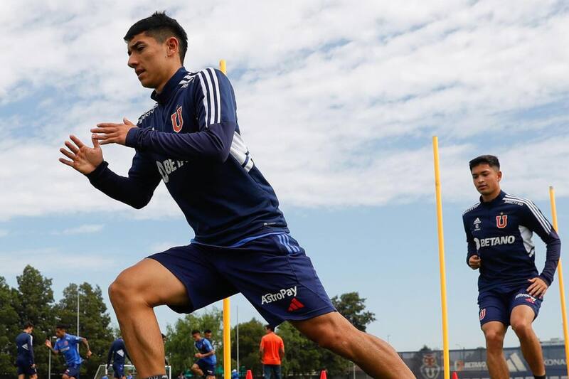 Jeison Fuentealba y Renato Huerta en un entrenamiento. FOTO: Instagram.