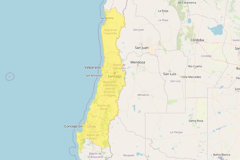 En estas regiones hay aviso por lluvias.