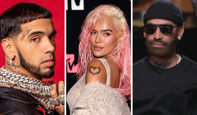 Anuel AA estrenó ‘tiradera’ para Arcángel y mencionó a Karol G