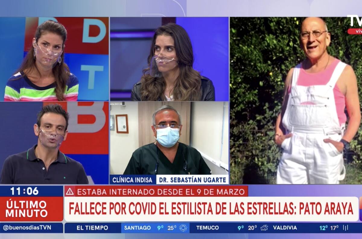 "Buenos días a todos" le brinda una sentida despedida a Patricio Araya, quien falleció tras contagiarse de Covid-19