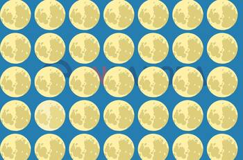 Test visual: ¿Te atreves a encontrar la luna llena diferente a las demás en tan solo 8 segundos?