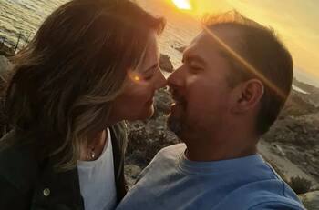 “Contigo sé que nada es casualidad”: El romántico mensaje que Michelle Adam le dedicó a su pareja, Marcelo Ortiz, en su cumpleaños