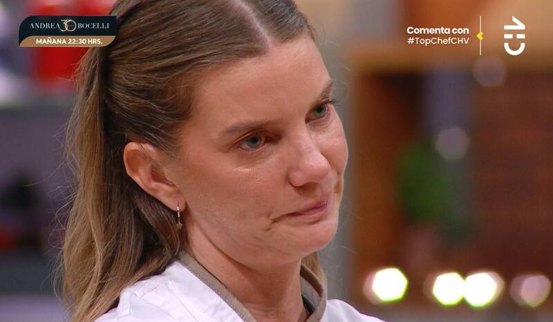 La participante presentó un mote crudo. Créditos: Pantallazo CHV