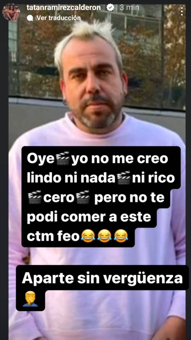 Historia de Sebastián Ramírez. Créditos: Instagram