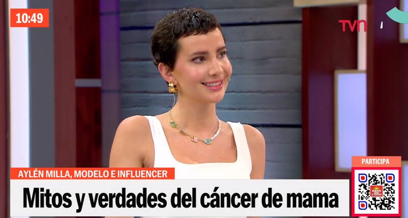 Aylén Milla en "Buenos días a todos".