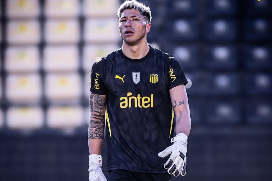 El chileno se quedó sin Copa Libertadores. Foto: Instagram Club Atlético Peñarol.