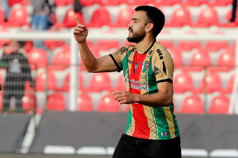 Misael Dávila suma su tercera temporada con Palestino, equipo con el cual tiene contrata hasta fines de 2023.