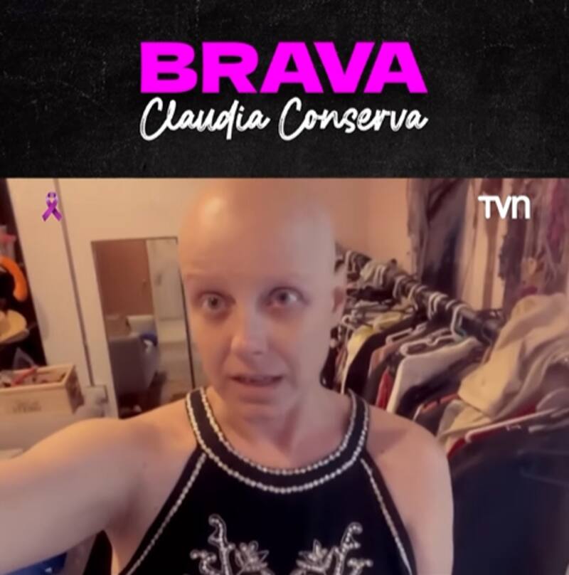 El vestido que utilizó para la ceremonia. Créditos: TVN