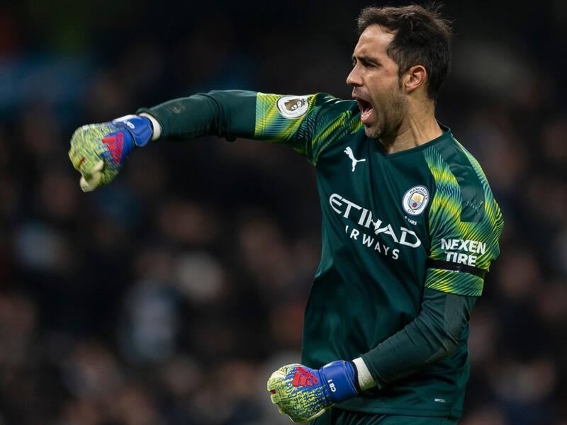 Claudio Bravo estuvo cuatro temporadas en el Manchester City, entre 2016 y 2020.