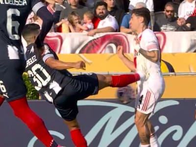 ¿Era expulsión? La feroz patada que pudo cambiar la suerte de River Plate ante Monterrey en el Mundial de Clubes