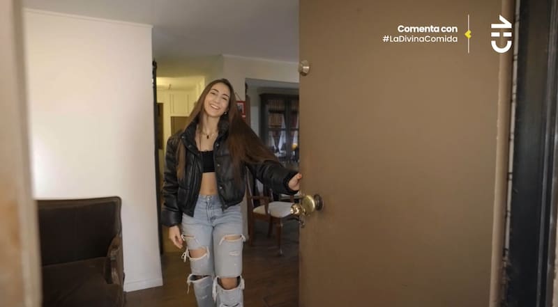realizó un tour por su casa en "La Divina Comida".
