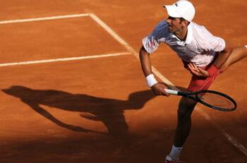 El impresionante punto de Novak Djokovic ante Filip Krajinovic en el Masters de Roma