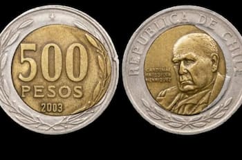 Conoce cinco tipos de monedas chilenas de $500 que pueden costar entre $2.000 y $400.000
