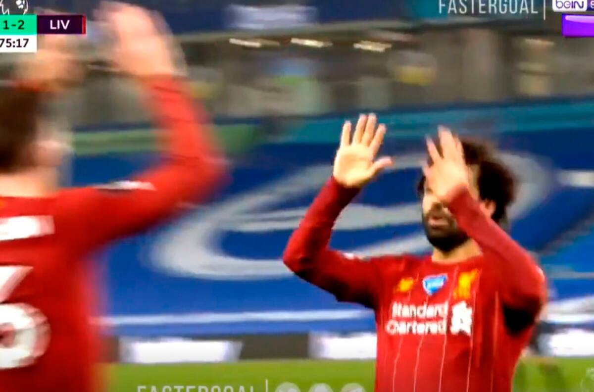 ¡Doblete! Liverpool sentencia el partido ante Brighton con dos goles de Salah
