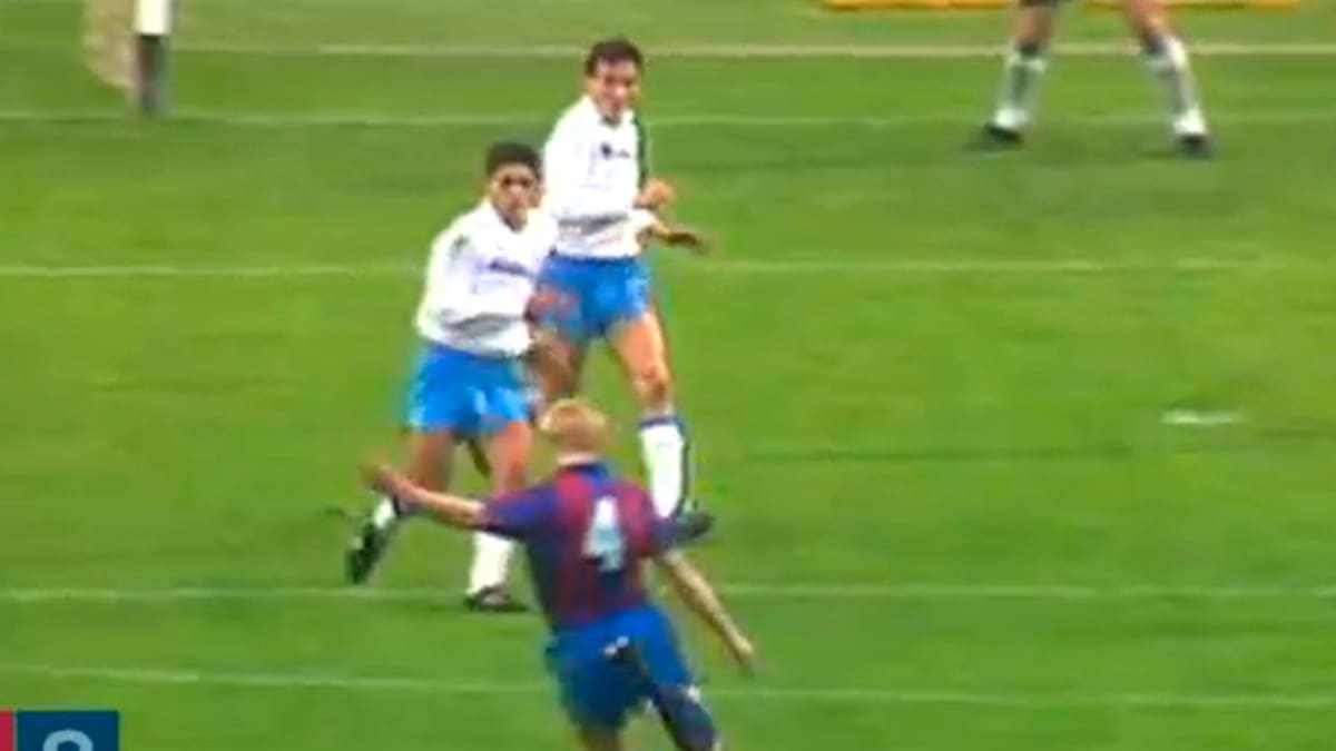 ¡Como le pegaba! Barcelona destacó los mejores goles de Ronald Koeman