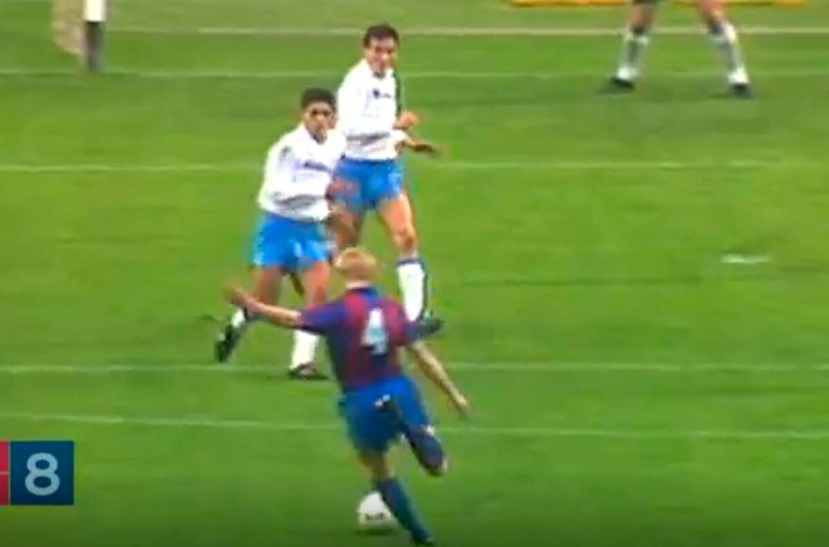 ¡Como le pegaba! Barcelona destacó los mejores goles de Ronald Koeman