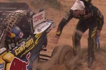 VIDEO | "Para h....": El sufrido momento de Francisco "Chaleco" López en la etapa 3 del Rally Dakar 2023