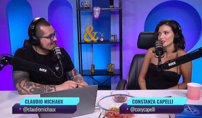 La bailarina estuvo invitada al programa de Claudio Michaux por YouTube, habló de sus conflictos con Fran Maira y Raimundo Cerda.