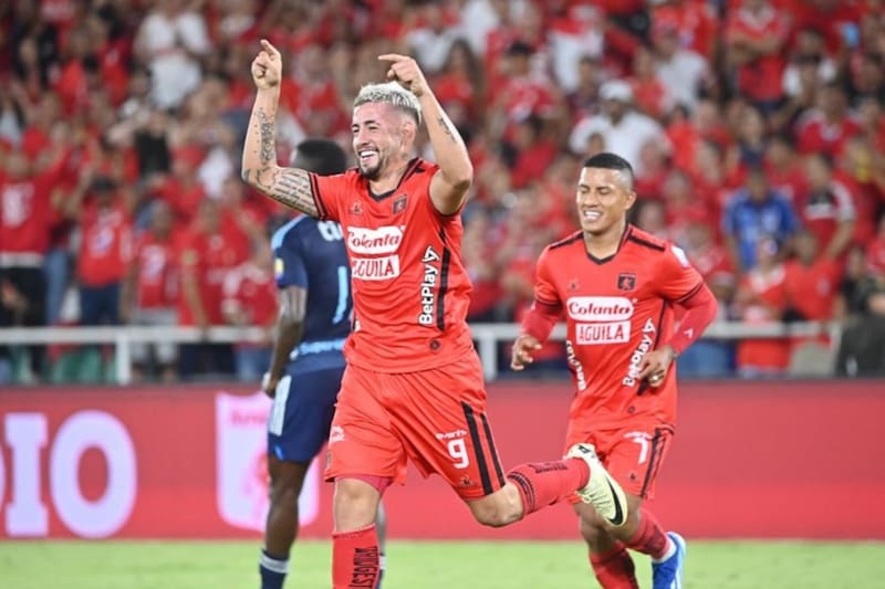Marcó un golazo ante Deportivo Cali, luego de una maniobra individual.