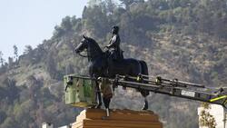 Estatua de Baquedano será removida de Plaza Italia para su restauración: trabajos durarían un año