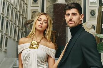 “Tiene una mujer muy...”: Novia de Thibaut Courtois recibió comentario machista en TV de Bélgica