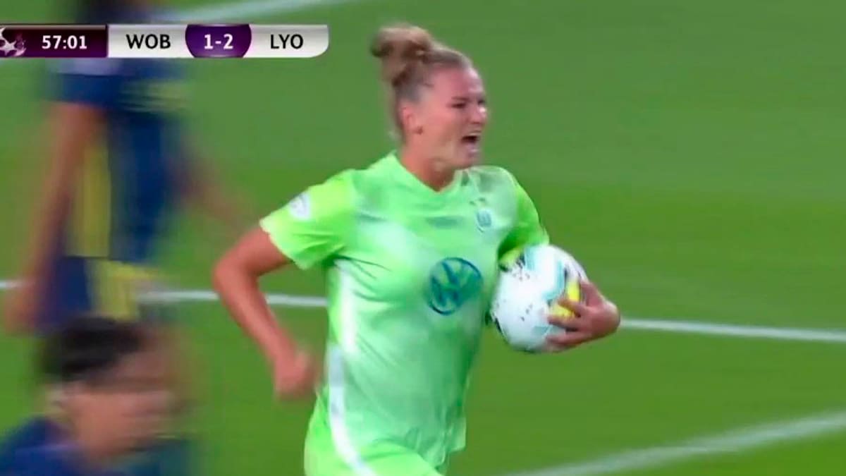 Llegó el descuento: Wolfsburgo se ilusiona con este gol de Alexandra Popp