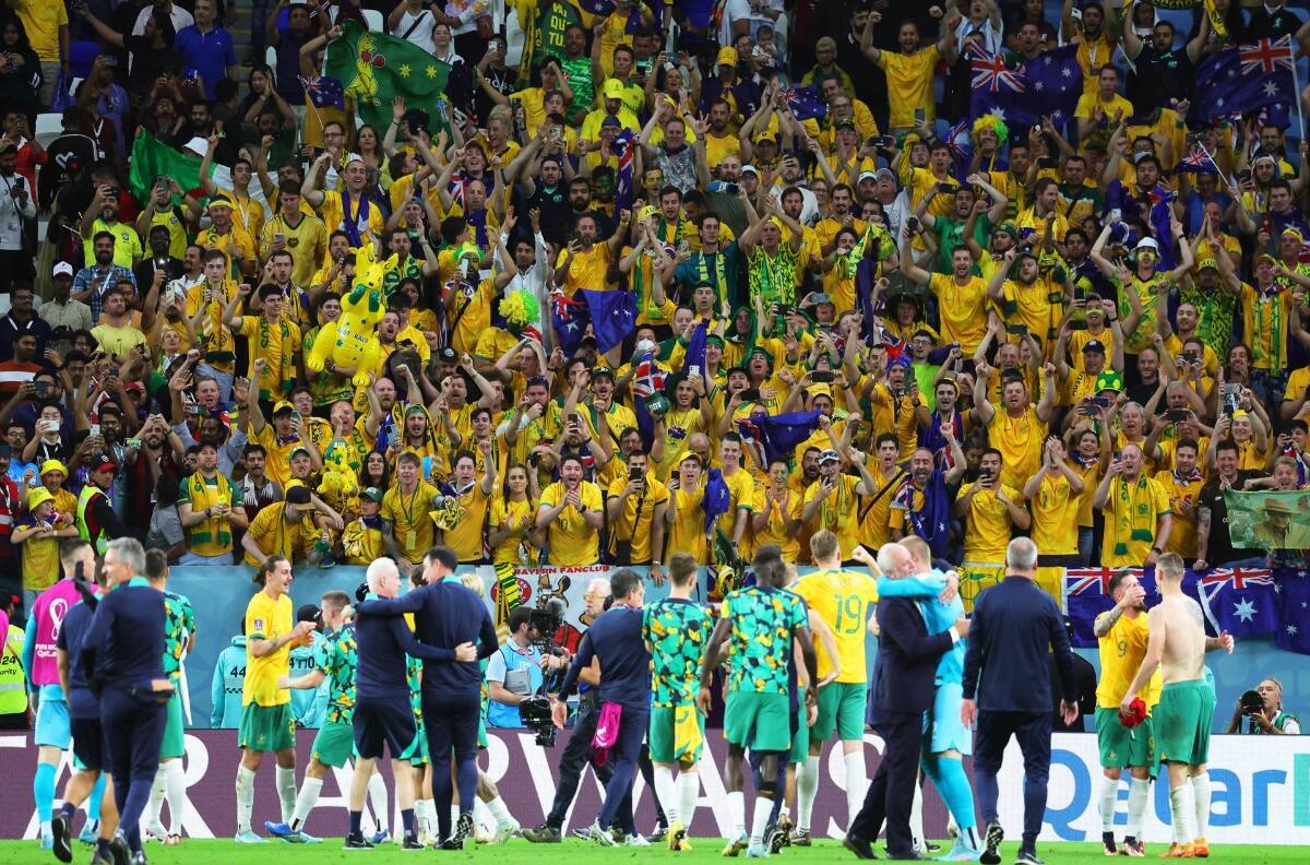 VIDEO | Locura a las 3:30 AM: miles de australianos celebraron la clasificación a octavos de final del Mundial Qatar 2022