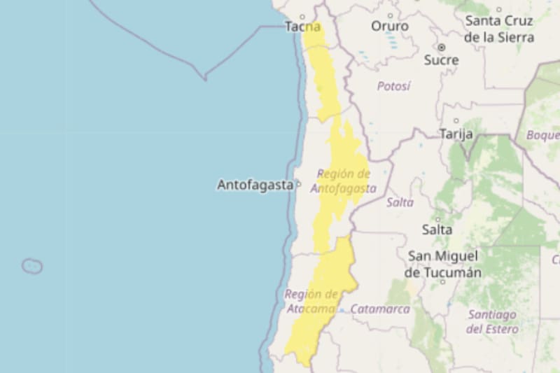 Las precipitaciones podrían durar hasta la noche del miércoles en la zona afectada. Créditos: DMC.