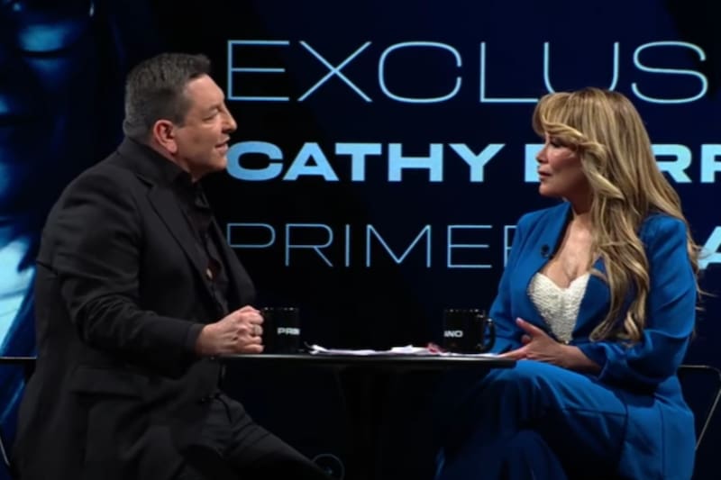 Parte de la entrevista con Cathy Barriga en Primer Plano.