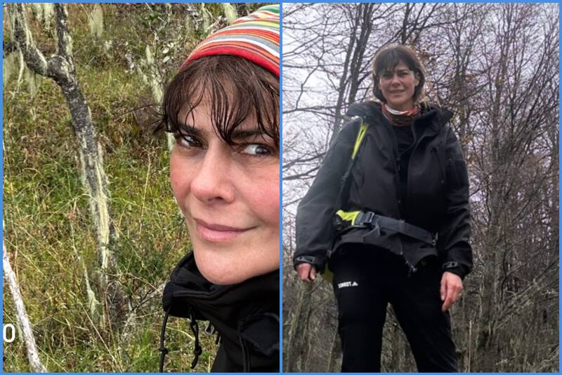 Tonka Tomicic vive solitario viaje al sur de Chile