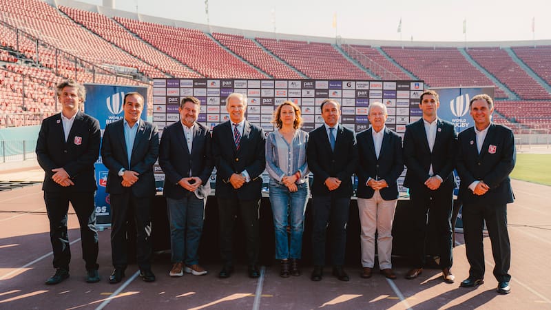 Autoridades deportivas anunciaron que Chile será sede de importante Campeonato Mundial de Rugby Sub-20. Foto: ChileRugby