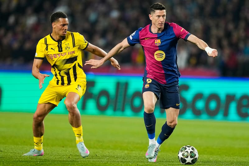 por los cuartos de final de la UEFA Champions League. Foto: EFE.