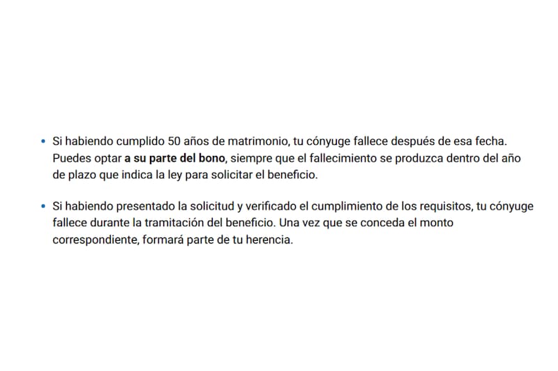 En estos casos puedes recibir el aporte en caso de haber enviudado.