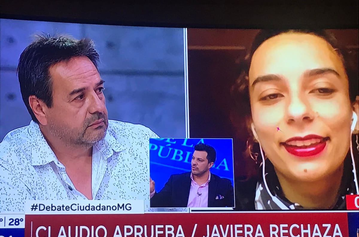 Claudio Arredondo protagonizó tenso debate con periodista a favor del Rechazo