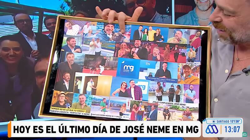 El conductor recibió un regalo de despedida que causo risas en el estudio. Créditos Captura: YouTube.