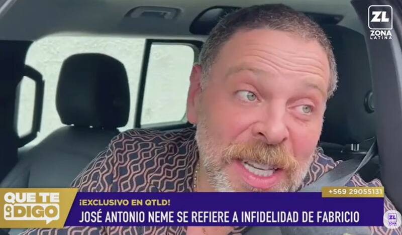 José Antonio Neme opinó sobre la polémica de Fabricio Vasconcelos. Créditos: Captura Zona Latina