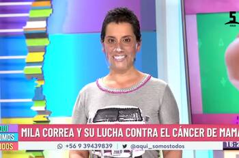 "Caí en urgencias y empezó la historia": Mila Correa contó detalles sobre su lucha contra el cáncer de mamas en "Aquí Somos Todos"