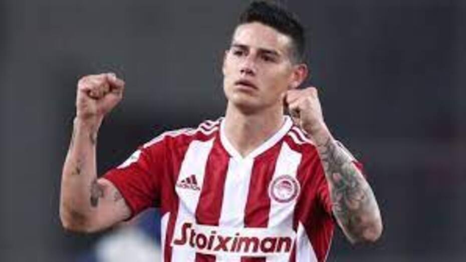 El colombiano registró seis goles y siete asistencias en 23 partidos con el Olympiacos.