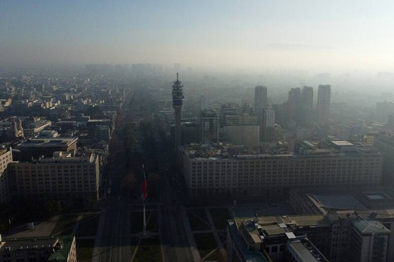 Calidad del aire en la capital.