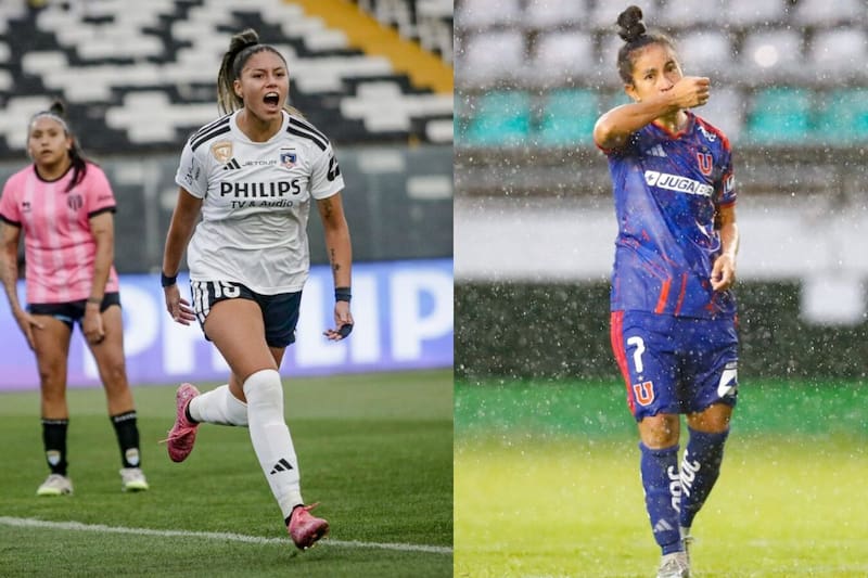 Esta norma en el fútbol chileno pone en aprietos a la U, mientras que las Albas ya cuentan con sus dos mujeres Fotos: Equipos de prensa de Colo Colo y Universidad de Chile.